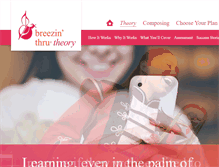 Tablet Screenshot of breezinthrutheory.com
